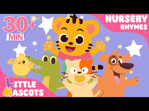 ✨ Dancing Like An Animal🐾 + The Bath Song + more | Little Mascots Nursery Rhymes for Kids