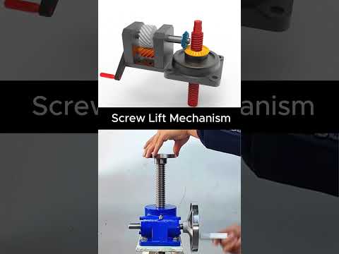 Screw Lift Mechanism #mechanical #engineering #mechanism #cad #solidworks #fusion360