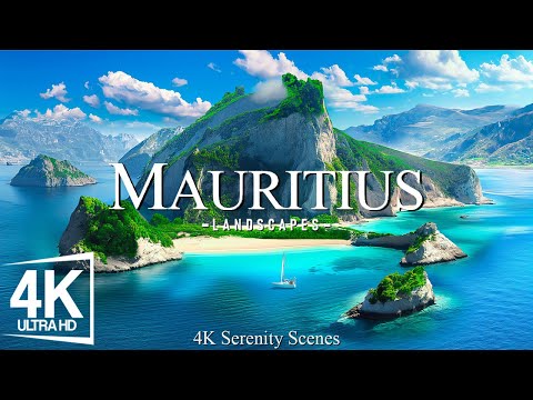 Mauritius 4K 🌊 Soothing Music Along With Beautiful Nature Video - 4K Video Ultra HD