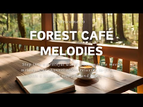 Relax with jazz and bossa nova at a forest cafe