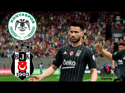 Konyaspor - Beşiktaş Maçı |  Süper Lig 28.Hafta 24/25 (Maç Özeti)