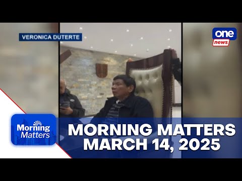 Ex-Pres. Duterte ‘generally fine’: PH Embassy in the Hague | Morning Matters Supercut