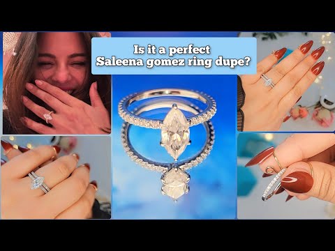 Read your heart moissanite rings | unboxing and review|  | Saleena gomez's ring dupe finds