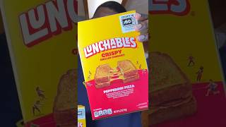 Microwavable GRILLED CHEESE? #shorts #lunchables #foodreview #food