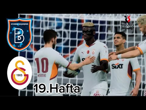 Başakşehir - Galatasaray Maçı | Süper lig 19.Hafta 24/25 (Маç Özeti)