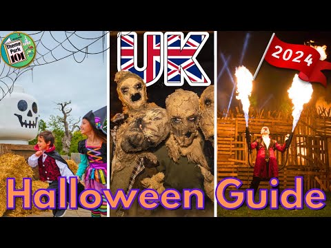 UK Theme Park HALLOWEEN GUIDE - 2024 - Kid/Family Friendly & Scream Park Events