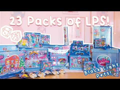 60+ Pets! Littlest Pet Shop Winter Holiday Pets Unboxing!