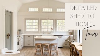 Detailed Shed to Home Tour