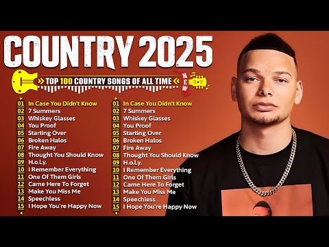 Top 100 Country Songs Of 2025 - Kane Brown, Morgan Wallen, Jason Aldean, Lee Brice, Chris Stapleton