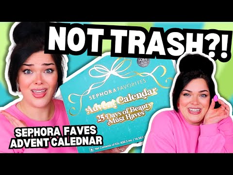 NOT ACTUAL TRASH!? The Only SEMI-GOOD Sephora Advent Calendar | Sephora Favorites