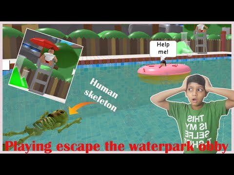 Escaped the waterpark in Roblox!!