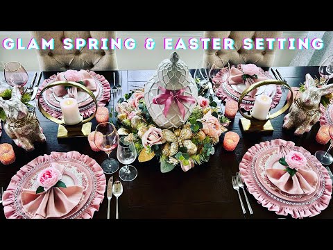 New* 2023 Decorate with Me SPRING vs EASTER TABLESCAPE IDEAS #decoratewithme