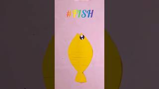 Stretchable  Fish Craft easy way #diy #craft #trending #viralshort #artandcraft #mrbeast #ytshorts