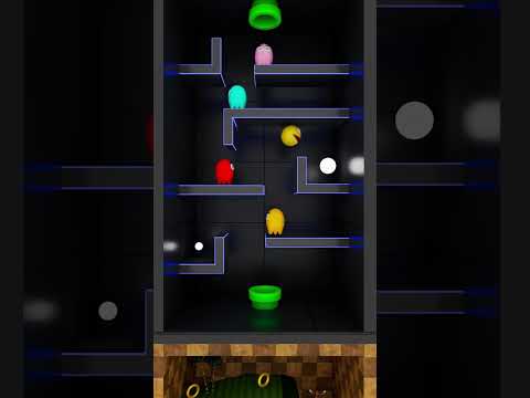 Pacman in Sonic vertical maze #shorts