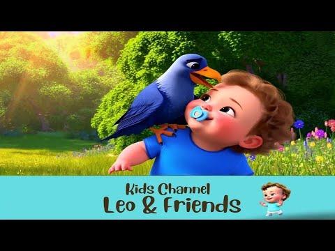 🐦🎶 Baby Leo Feeds the Crow – Cute & Fun Learning Song for Kids! 👶🍼