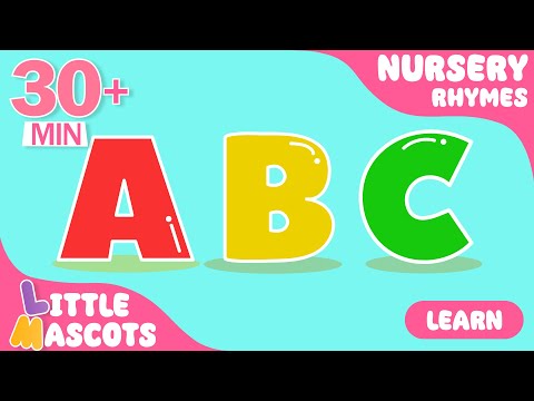 ✨ABC Song✨ | Learn Alphabets, numbers + more | Little Mascots Nursery Rhymes for Kids