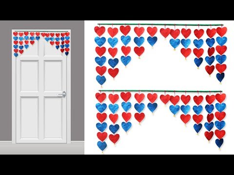 EASY WALL HANGING TORAN FROM PAPER | DIY DOOR HANGING TORAN WITH PAPER CRAFTS