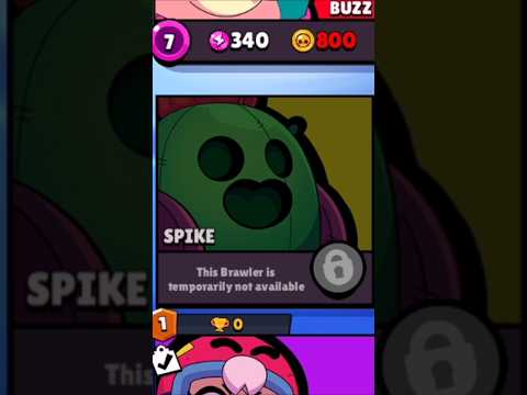 Spike got disabled! #brawlstars #bs #glitch #fix #bug #new #meme