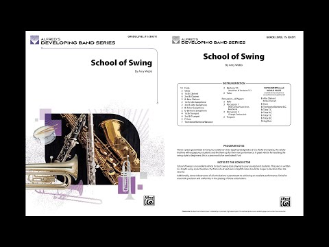 School of Swing, by Amy Webb – Score & Sound