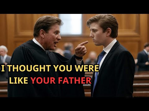 Judge Humiliates Barron Trump, Unaware the Law Intern Is About to Outshine Everyone in the Courtroom