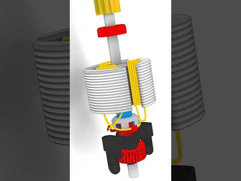 DC Motor #mechanical #engineering #mechanism #cad #solidworks #fusion360