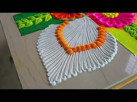 Diwali Dhanteras rangoli designs  | Border Rangoli