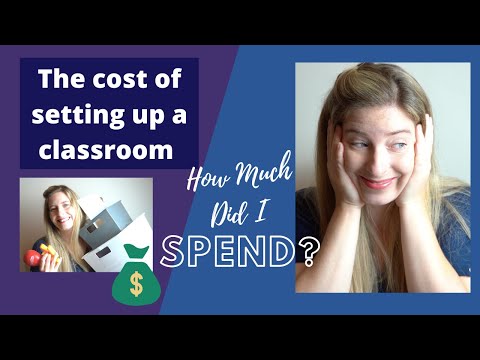 How much did I spend setting up my classroom? | Classroom setup budget | Classroom dollar tree haul