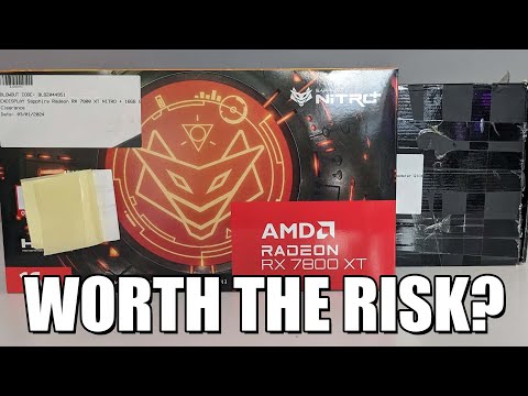 I bought 2 UNTESTED RX 7800XT's for HALF the price.. will they work?