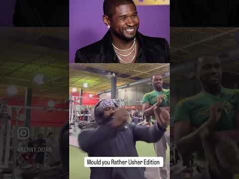 Would you rather Usher Edition. #usher #youtubeshorts #gym #explore #artist #wouldyourather