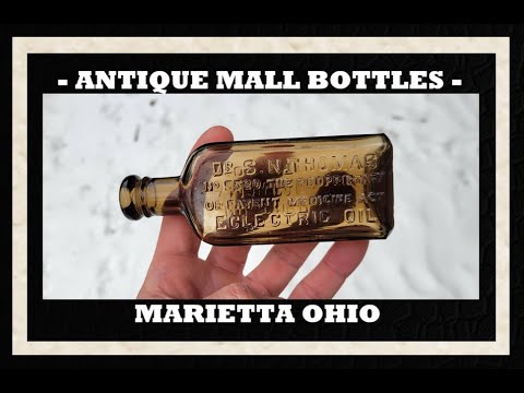 Amazing Old Bottle For $7 In An Antique Store - Marietta Ohio - Bottle Digging - Antiques -