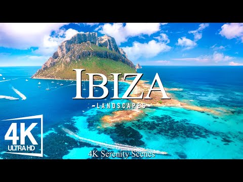 Ibiza 4K – Vibrant Nightlife, Idyllic Villages, and Tranquil Landscapes | Calming Piano Music