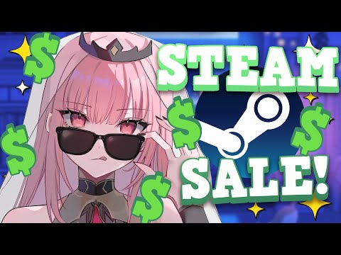 【STEAM WINTER SALE】sliding in before the final buzzer! let's spend money!? #calliolive