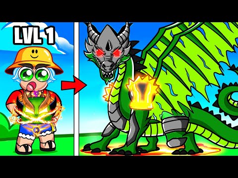 Becoming Most OP DRAGON in Blox Fruits UPDATE!