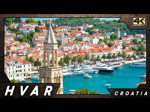 Hvar & Stari Grad ● Croatia 🇭🇷【4K】 Aerial Cinematic Drone [2023]