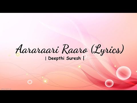 JAWAN: Aararaari Raaro (Lyrics) | Shah Rukh Khan | Atlee| Nayanthara | Deepthi Suresh