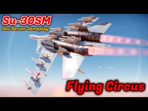 Su-30SM First Dev Server Gameplay - Stupid Good + Thrust Vectoring [War Thunder]