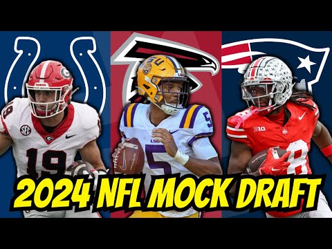 2024 NFL Mock Draft | 7 FIRST ROUND WRs??