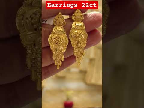 Earrings 22ct😱❤️😱#earringdesigngoldjhumka #youtubeshorts #gold #goldjewellerydesigns #viralvideo