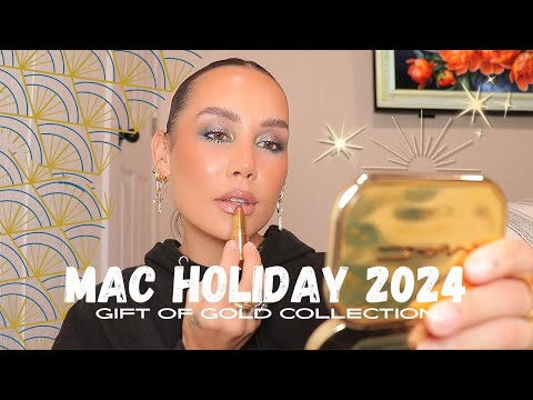 mac 'gift of gold' holiday 2024 ✨️