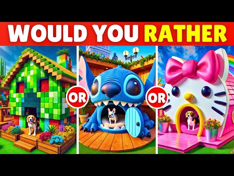 Would You Rather - Build Your Crazy House 🏠🎢✨🛋️