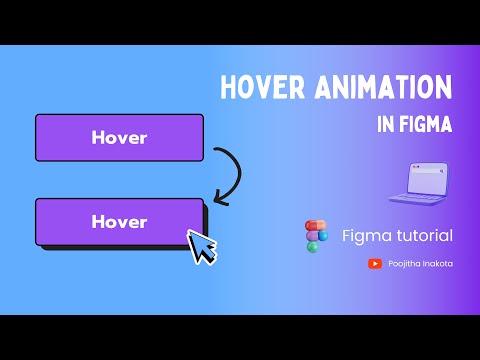 Hover Animation in @Figma | Figma tutorial | product design | figma for beginners