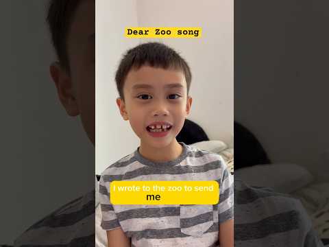 Dear Zoo Song by Rod Campbell #educationalbook #homeschool #childrensbooks #kidsbookreading #sing