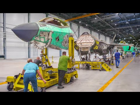 Inside Restricted Factory Producing Super Advanced US Fighter Jets