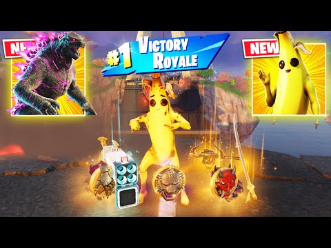 PEELY (GODZILLA PORTAL) vs NEW 3 MEDALLIONS & MYTHIC’S CHALLENGE (FORTNITE CHAPTER 6)