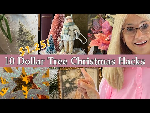 10 Dollar Tree Items Transformed Into Stunning Christmas Decor