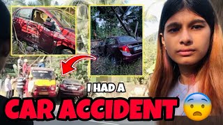 I HAD A CAR ACCIDENT😨 | Thejathangu😉