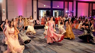 Stunning Sangeet Performance by the Bride and Her Friends and Family - Indian Wedding 4K