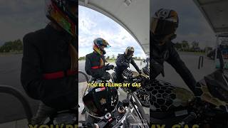 The audacity of @KingCity636 🎥 Insta360 X4 #360camera #bikerchick  #bikelife #bikergirl