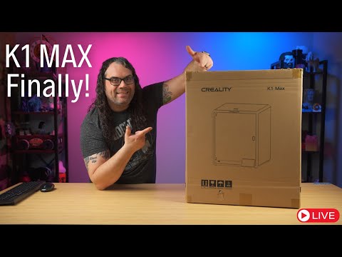 Creality K1 Max Unboxing, Setup and First Print - FINALLY