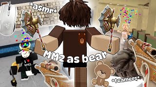 BEATING TOXIC TEAMERS in MM2?! (Murder Mystery 2) AS A BEAR